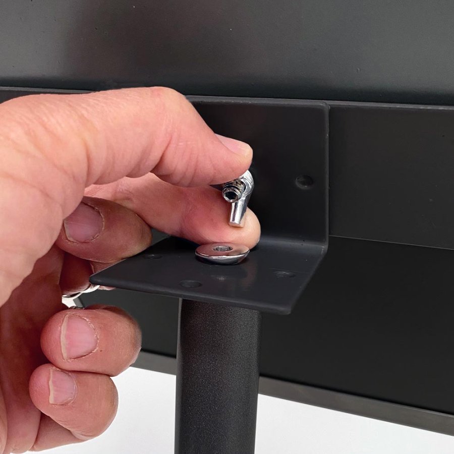 BASIC Infostand A4 schwarz