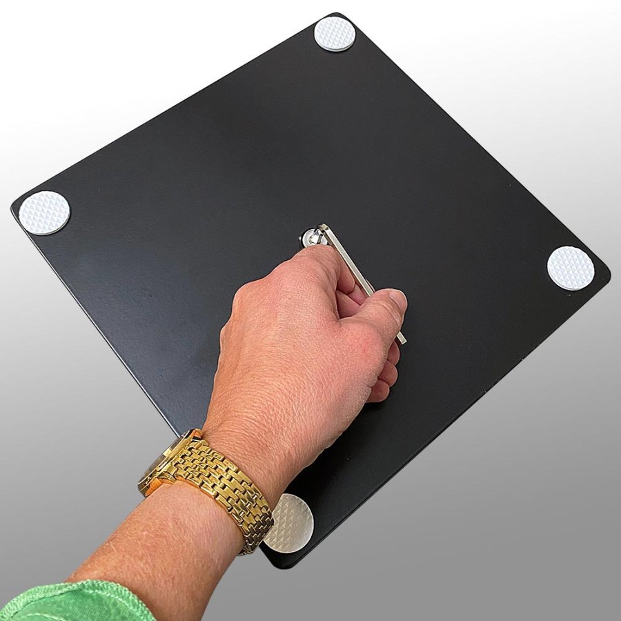 BASIC Infostand A4 schwarz