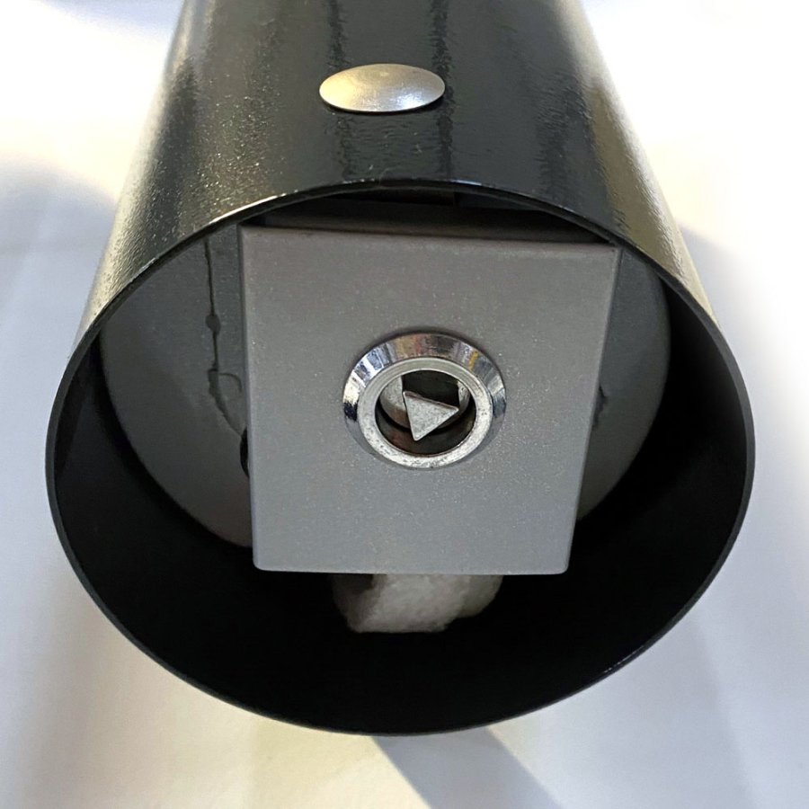 Aschenbecher Tube in Schwarz