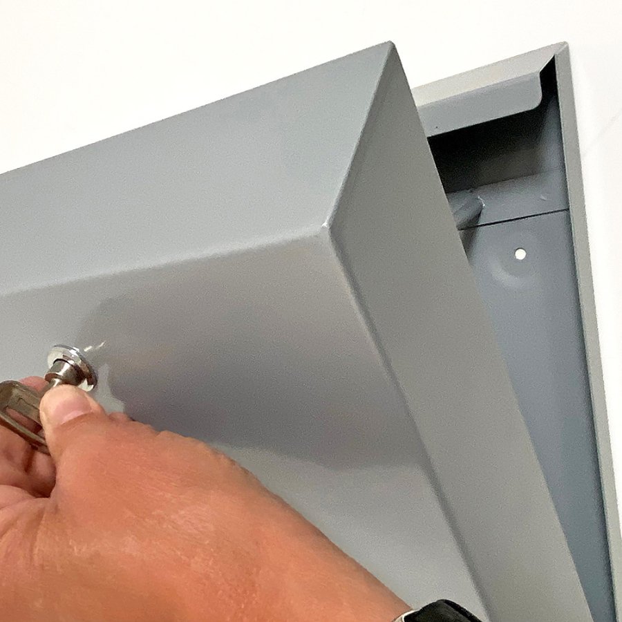 Eco Dispenser f&uuml;r Hundebeuteln, silber mit Druck