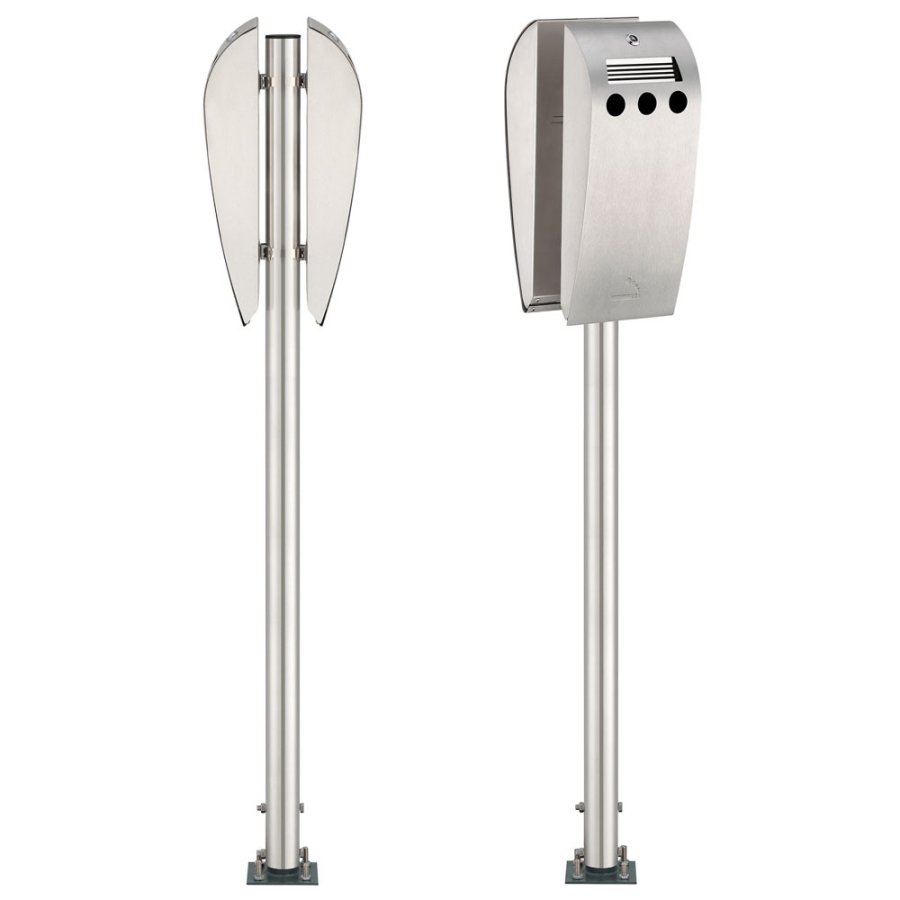 Stange f&uuml;r Aschenbecher, &Oslash; 5 cm, grau, 180 cm