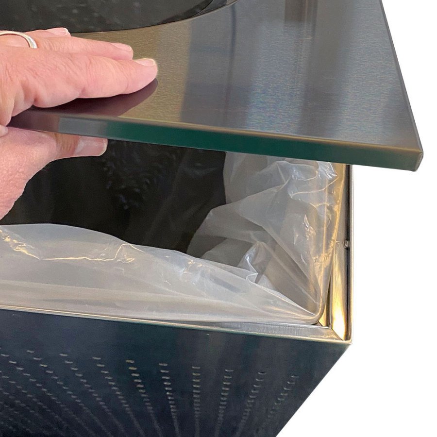 Grauer Abfallbeh&auml;lter - 120 Liter