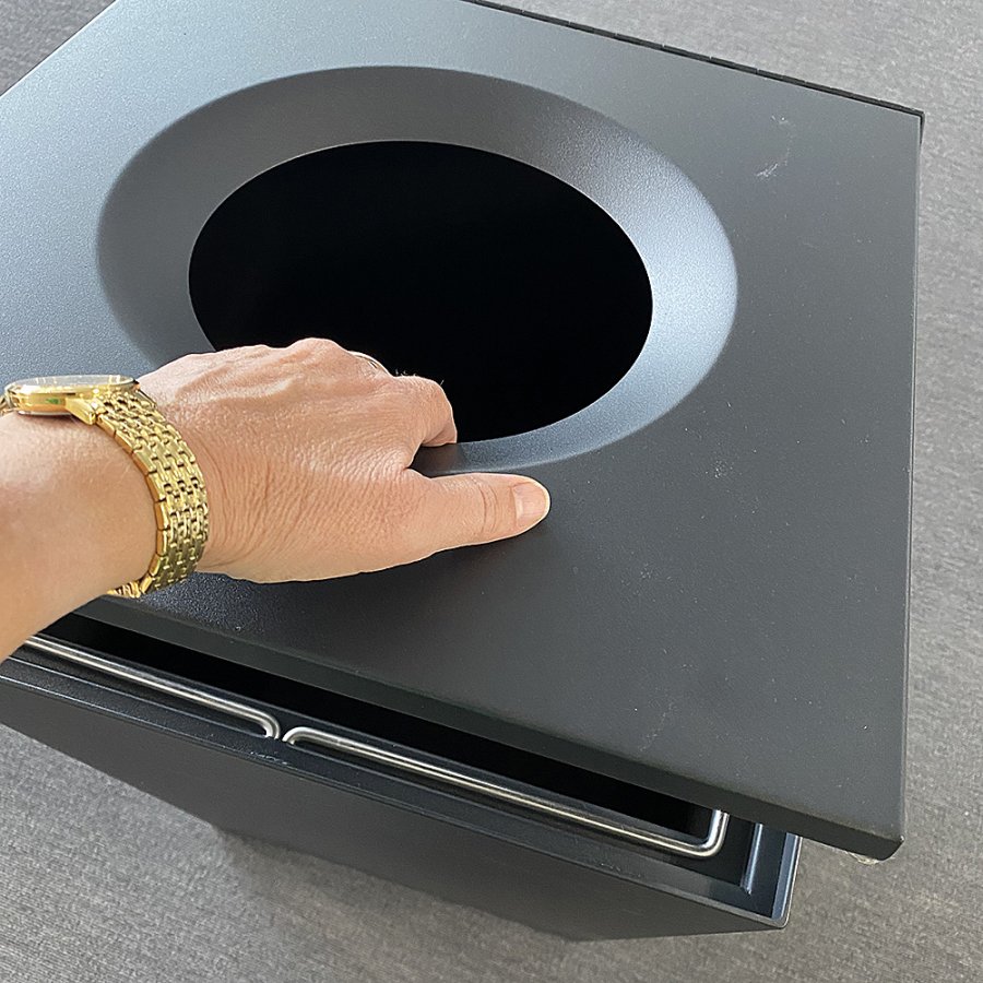 Kubischer Abfallbeh&auml;lter, 120L