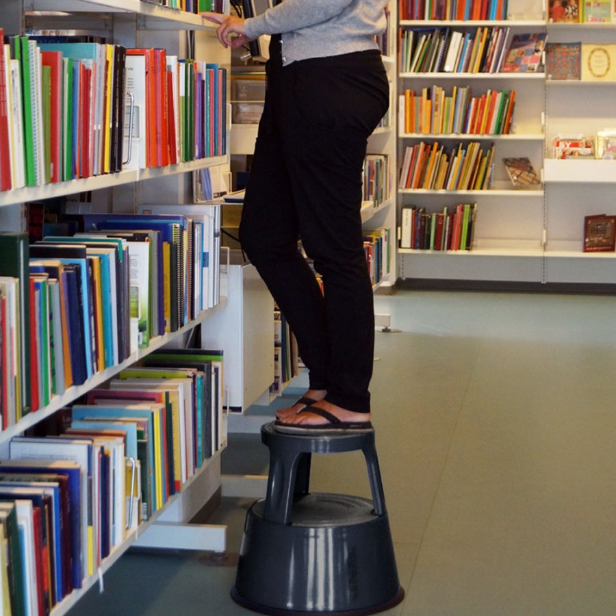 Elefantenfu&szlig;, Tritthocker - Schwarz