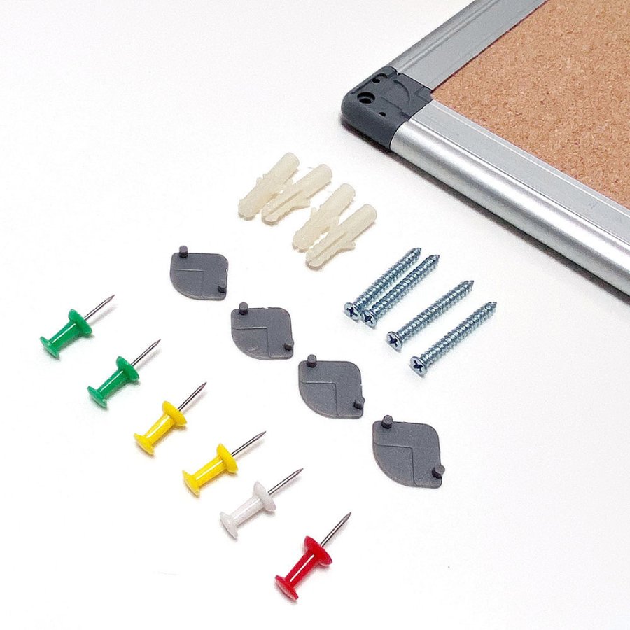 Pinnwand aus Kork - 60 x 45 cm