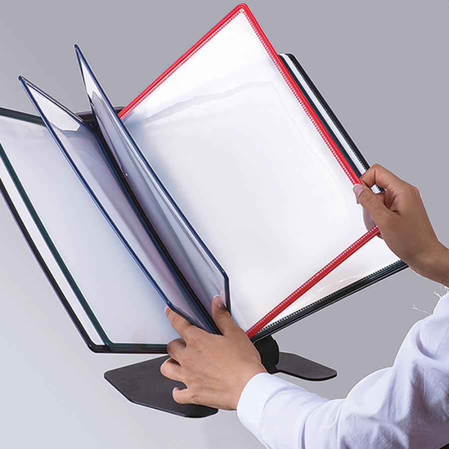 Registersystem auf dem Tisch - nur Halter