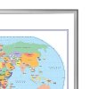 Whiteboard mit Weltkarte - 123 x 103 cm #2