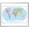 Whiteboard mit Weltkarte - 123 x 103 cm #1
