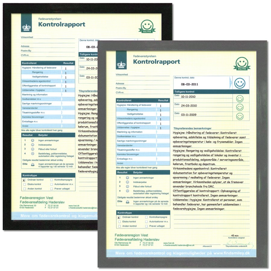 Fensterrahmen doppelseitig - A4 - grau