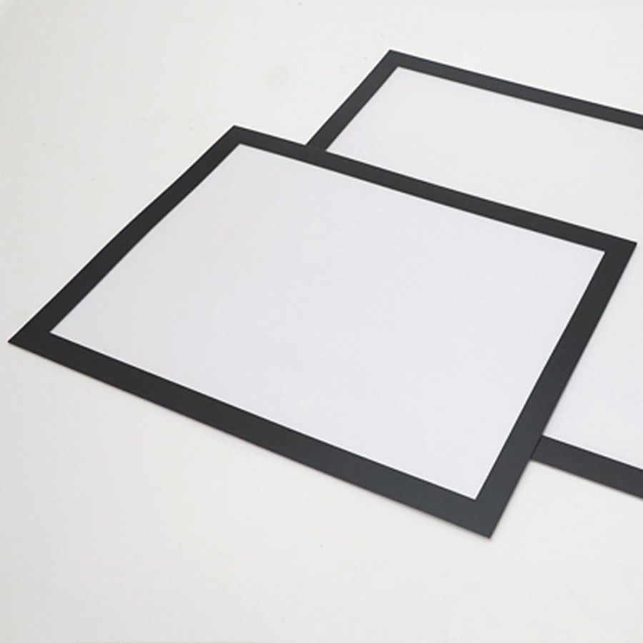 Selbstklebender Posterrahmen, Kunststoff mit Magnet&ouml;ffnung, A4, schwarz