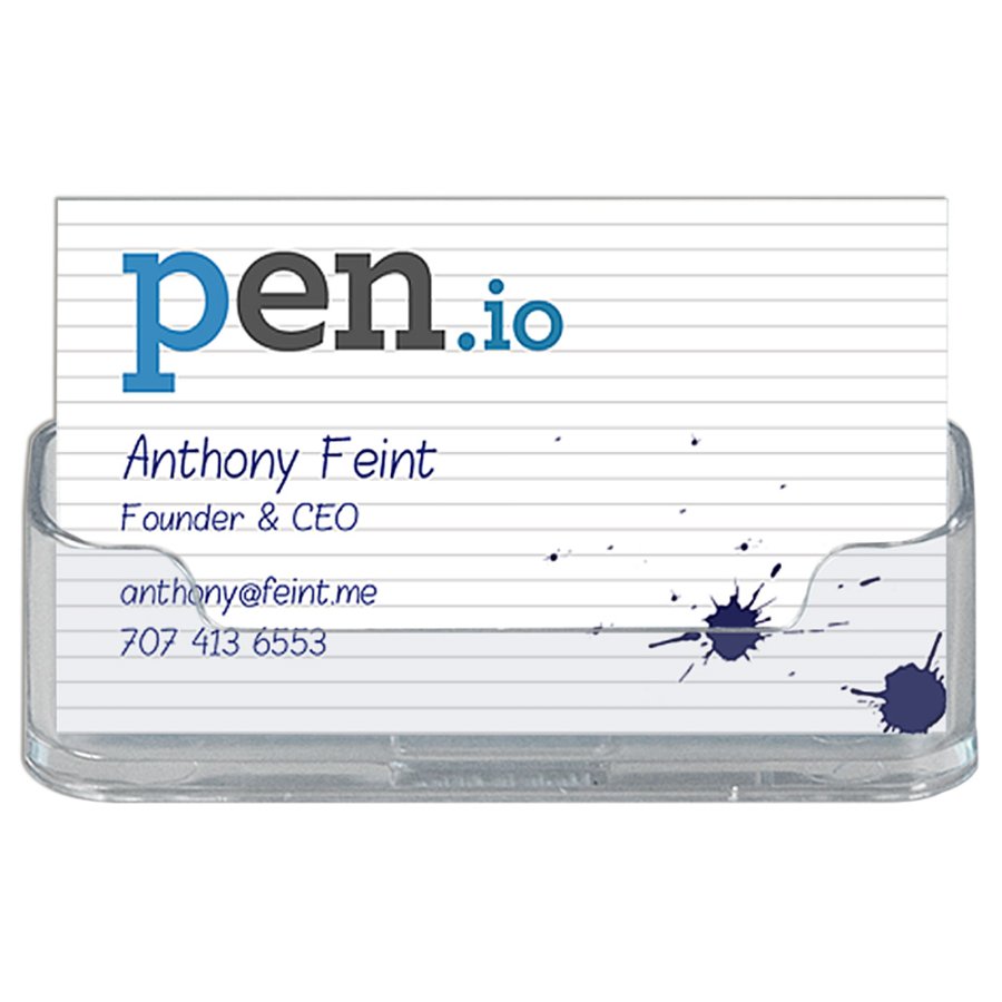 Visitenkartenhalter Rondo - Klar