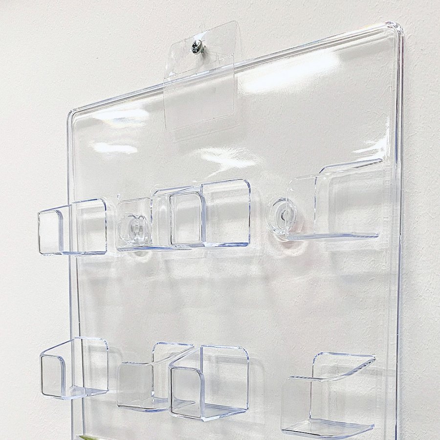 Visitenkartenhalter f&uuml;r die Wand X 6