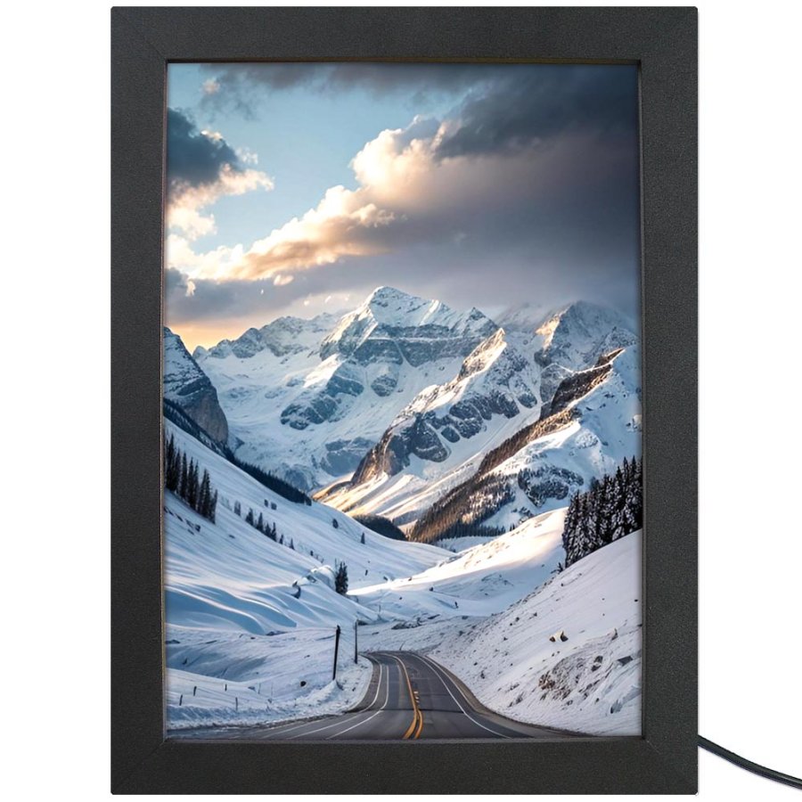 Crown LED Out Box, einseitig, 50x70 cm