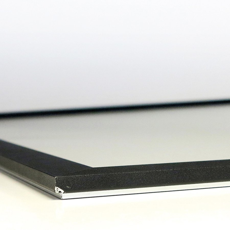 Klapprahmen, Crown, 33mm, Aluminium, flaches Profil, Schwarz, A5 - 14,8 x 21 cm