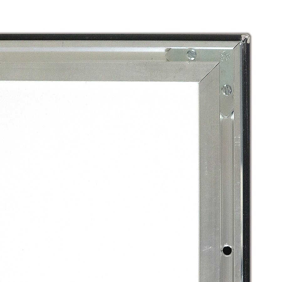 CROWN Klapprahmen mit 33mm Aluminium-Flachprofil, schwarz - A0