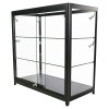 Vitrine - Showcase Counter Duo Glasvitrine mit LED-Licht und Schloss - Schwarz #1