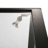 Vitrine - Showcase Counter Duo Glasvitrine mit Unterschrank, LED-Licht und Schloss - Schwarz #4