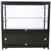 Vitrine - Showcase Counter Duo Glasvitrine mit Unterschrank, LED-Licht und Schloss - Schwarz #3
