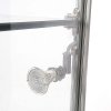 Vitrine - Showcase Tower Solo Glasvitrine mit LED-Licht und Schloss - Silber #5