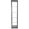 Vitrine - Showcase Tower Solo Glasvitrine mit LED-Licht und Schloss - Schwarz #3