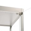 Vitrine - Showcase Tower Solo Glasvitrine mit Unterschrank, LED-Licht und Schloss - Silber #6