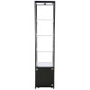 Vitrine - Showcase Tower Solo Glasvitrine mit Unterschrank, LED-Licht und Schloss - Schwarz #3