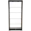 Vitrine - Showcase Tower Duo Glasvitrine mit LED-Licht und Schloss - Schwarz #2