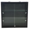 Vitrine - Showcase Wall Duo Glasvitrine mit LED-Licht und Schloss - Schwarz #3