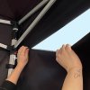 Seite f&uuml;r Eventzelt Lux 3 x 3 m, schwarz #2