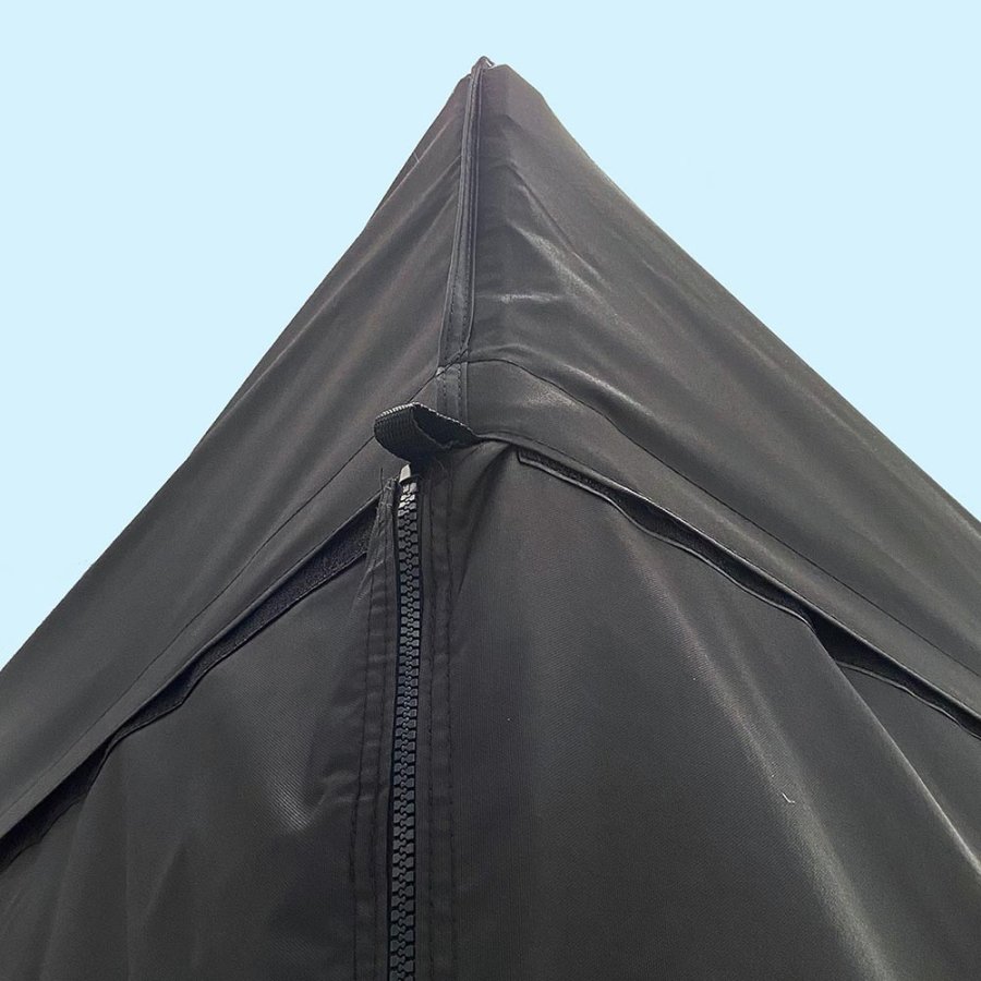 Seite f&uuml;r Eventzelt Lux 3 x 3 m, schwarz