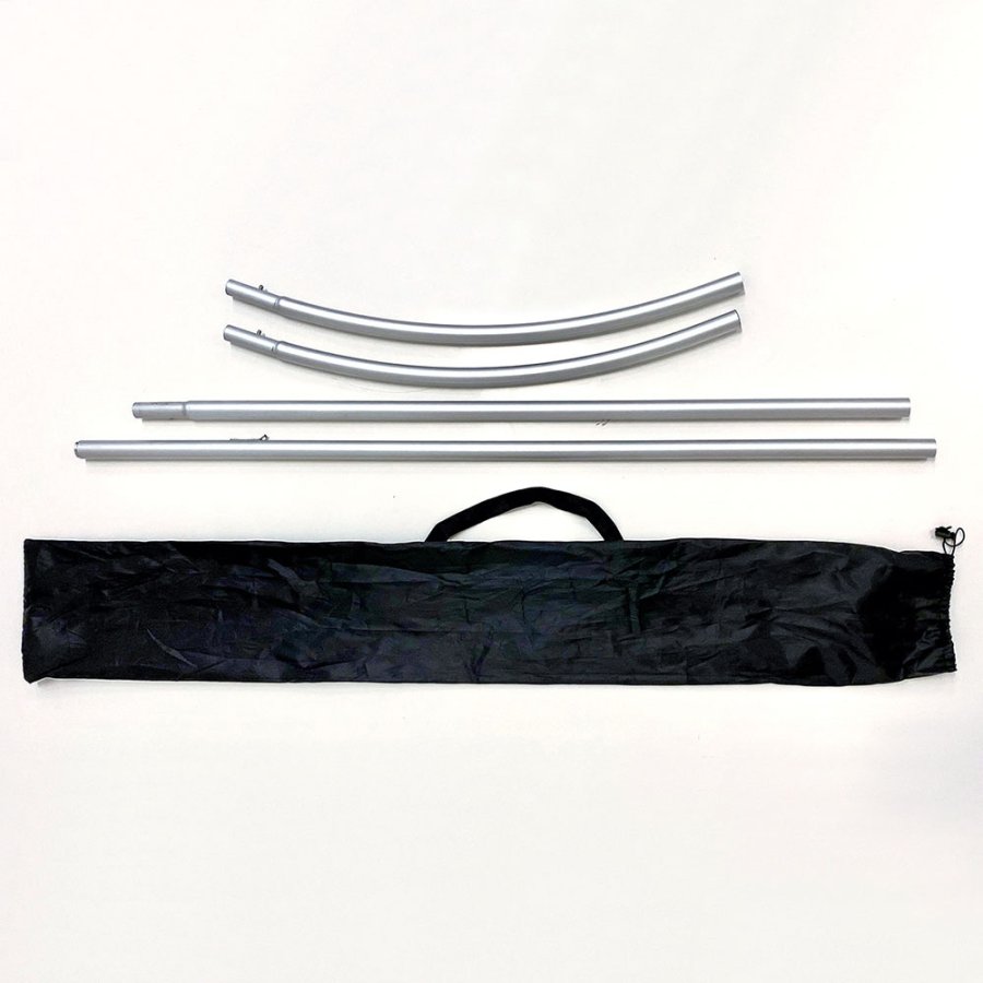 Beachflag, Outdoor-Bow, Large, Aluminiumstange (ohne Fu&szlig; und Flagge)