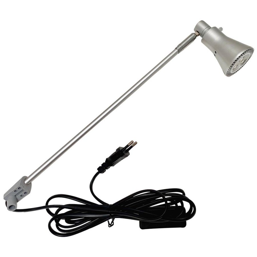 LED-Spot rund, silber, 10 Watt, f&uuml;r Roll-up