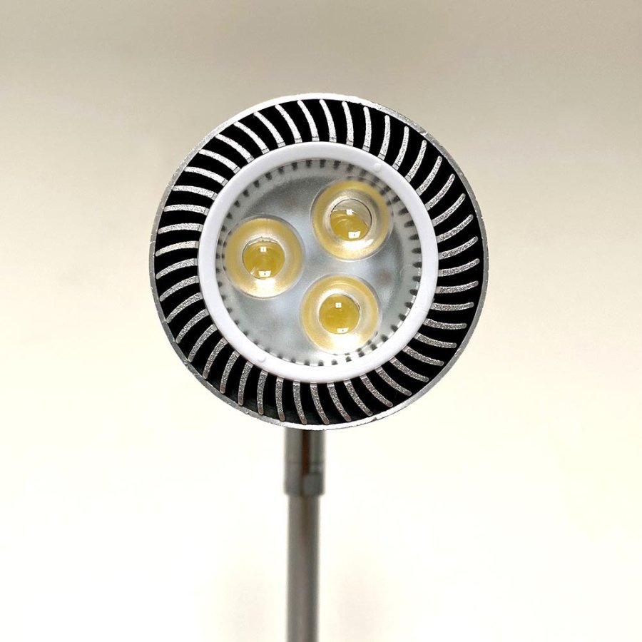 LED-Spot rund, silber, 10 Watt, f&uuml;r Roll-up