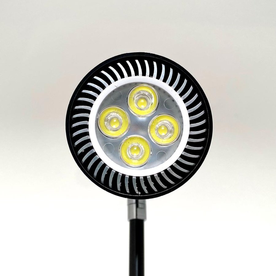 LED-Spot Rund, schwarz, 10 Watt, f&uuml;r Roll-up