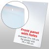 Frontplatte f&uuml;r Wind-Line Basic Kundenstopper 44mm (G) 70x100cm Alu #1