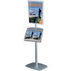 Infost&auml;nder, Mini MultiStand, einseitig, Klapprahmen und Stahlregal, A4 - 21 x 29,7 cm #1