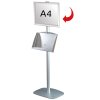 Infost&auml;nder, Mini MultiStand, einseitig, Klapprahmen und Stahlregal, A4 - 21 x 29,7 cm #3