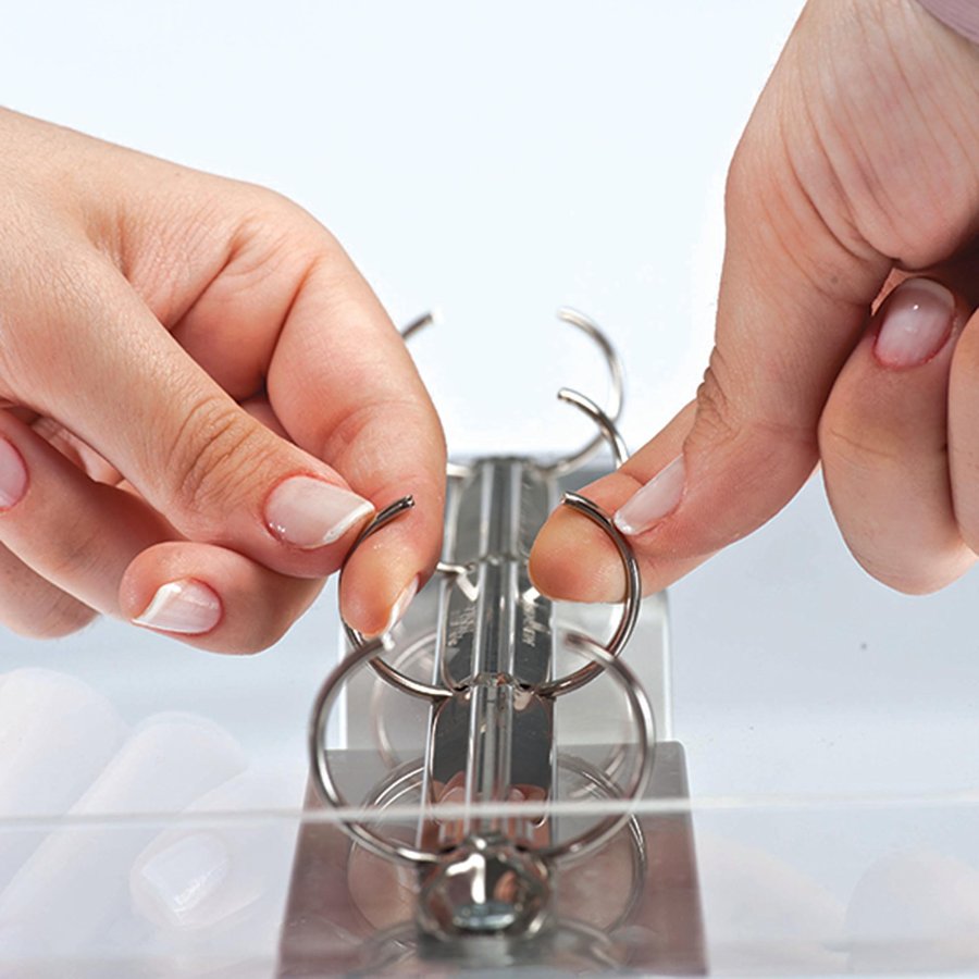 Flick Men&uuml;kartenst&auml;nder horizontal - A4 Blattauflagest&auml;nder - 21 x 29,7 cm - Silber