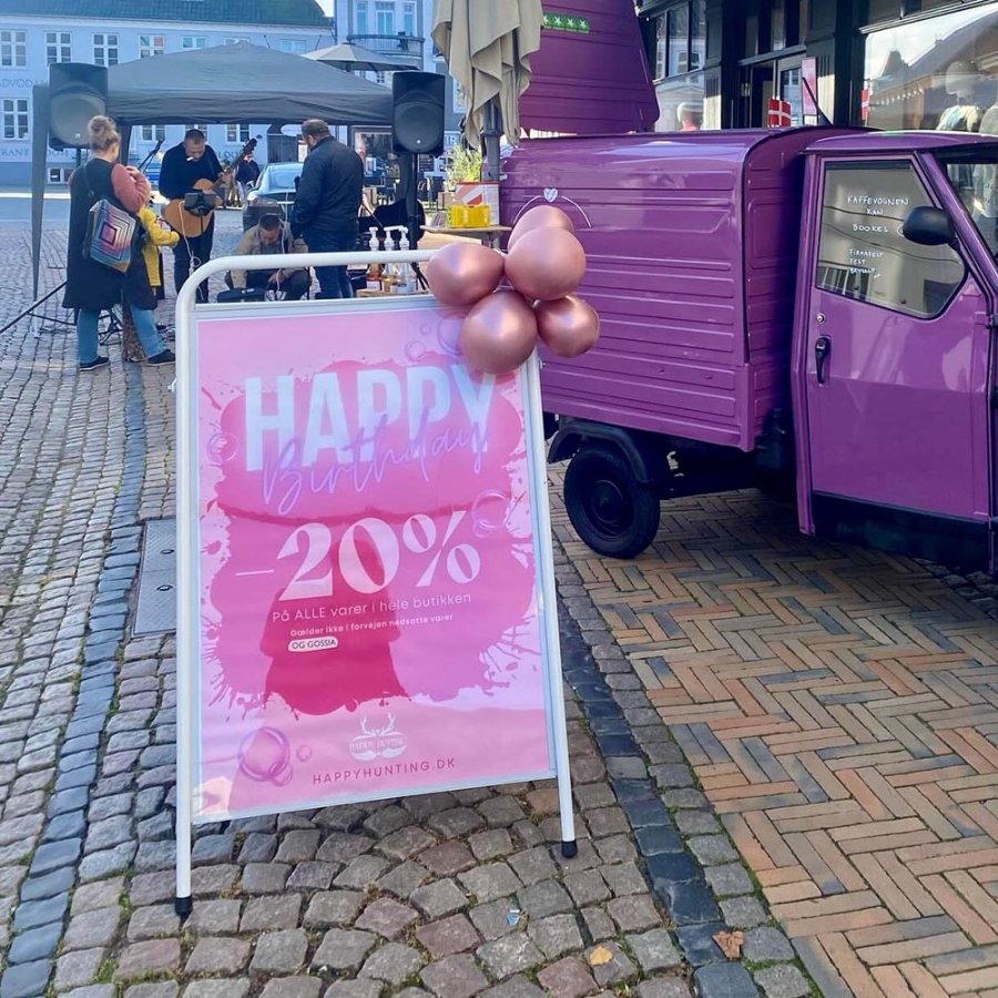 Expo Sign Standard Kundenstopper - 50x70 cm - wei&szlig;