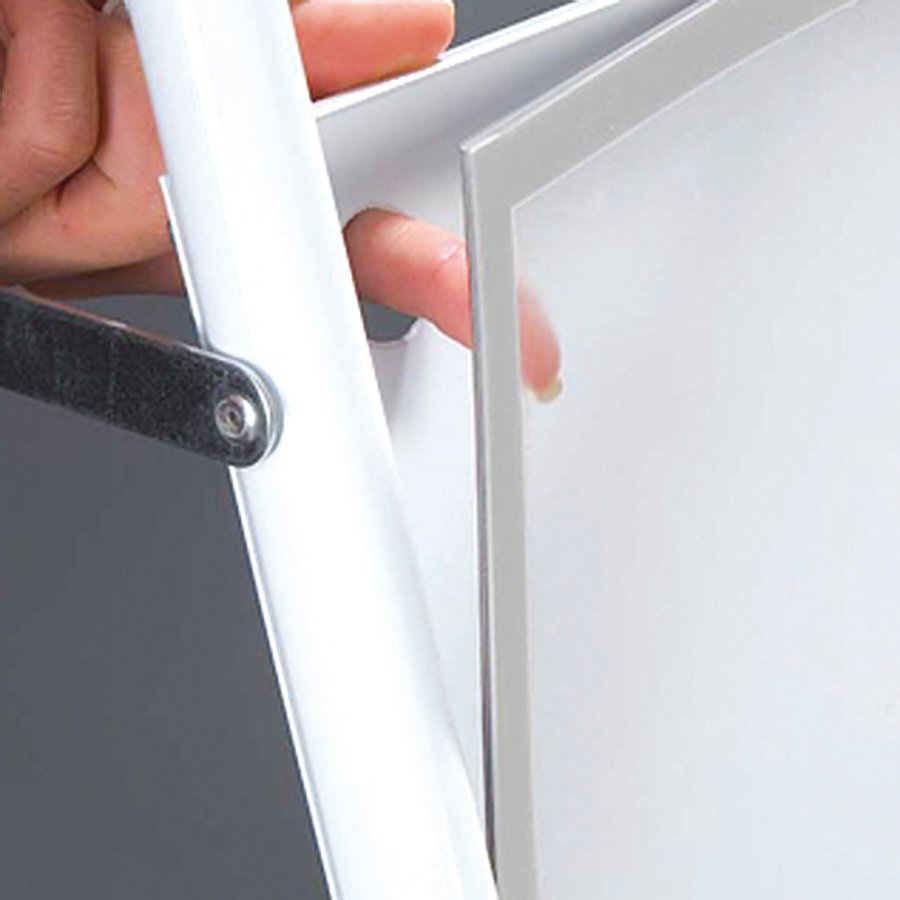 Expo Sign Standard Kundenstopper - 70x100 cm - wei&szlig;