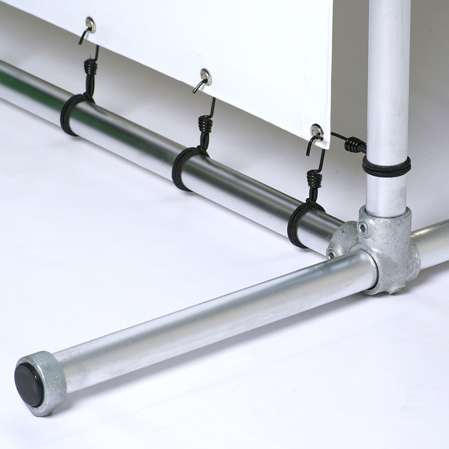 Banner Tube Freestanding Frame, freistehender Rahmen aus Aluminiumrohr 0,3mm / &Oslash; 48mm - 150 x 50 cm