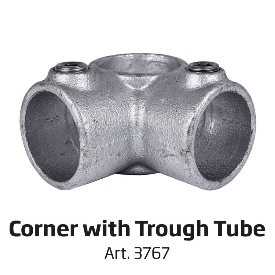 Banner Tube Freestanding Frame, freistehender Rahmen aus Aluminiumrohr 0,3mm / &Oslash; 48mm - 200 x 50 cm