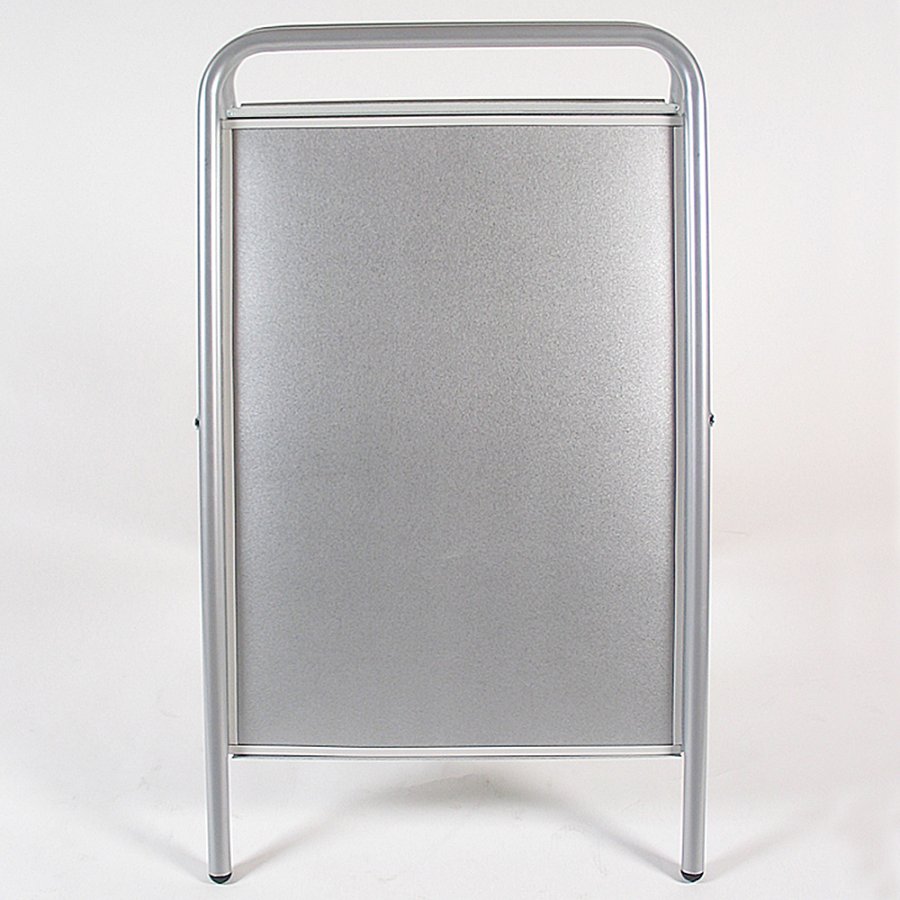 Expo Sign Lux Kundenstopper - 70x100 cm - Silber