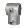 Kurze Rohrschelle zur Verbindung von 2 Aluminiumrohren 3 mm / &Oslash; 48 mm #2