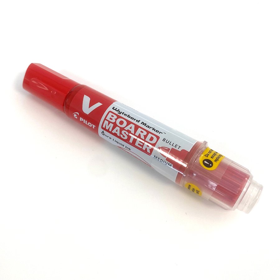 Marker-Nachf&uuml;llpackung, f&uuml;r Whiteboard-Marker mit runder Spitze von Pilot, Rot