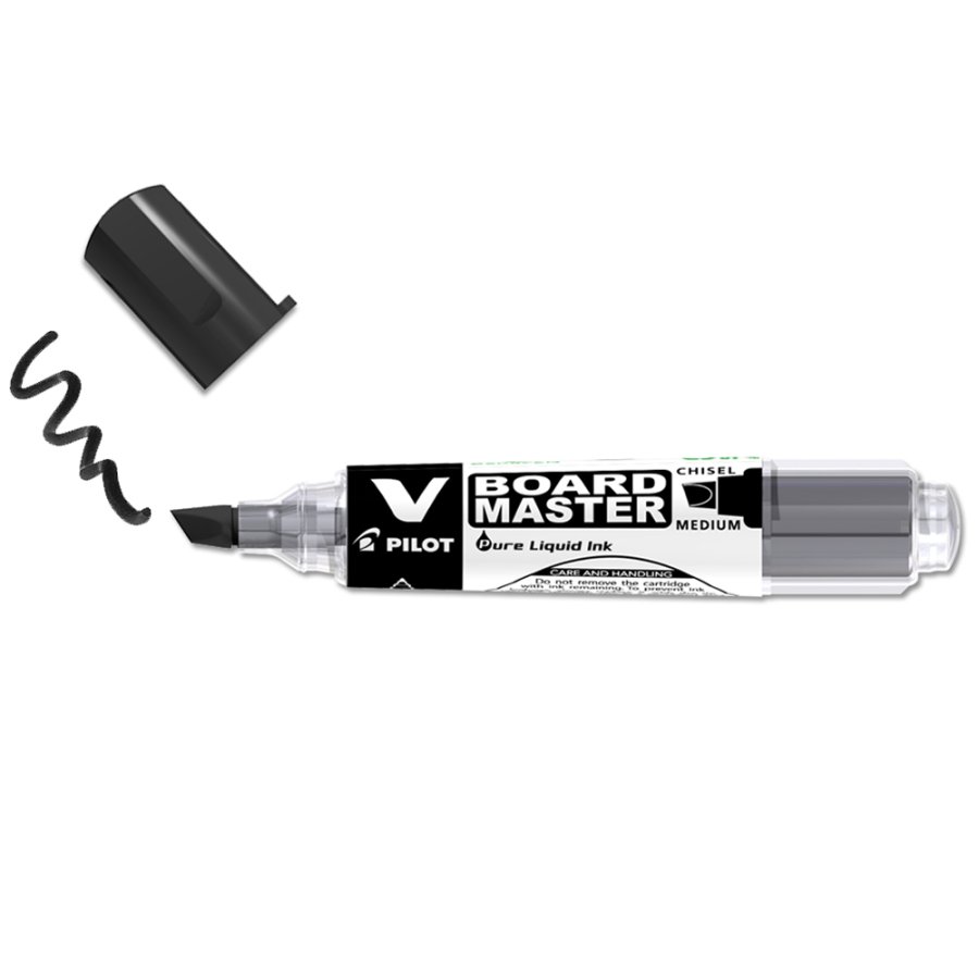 Marker-Nachf&uuml;llpackung, f&uuml;r ultrafeine Whiteboard-Marker von Pilot, Schwarz