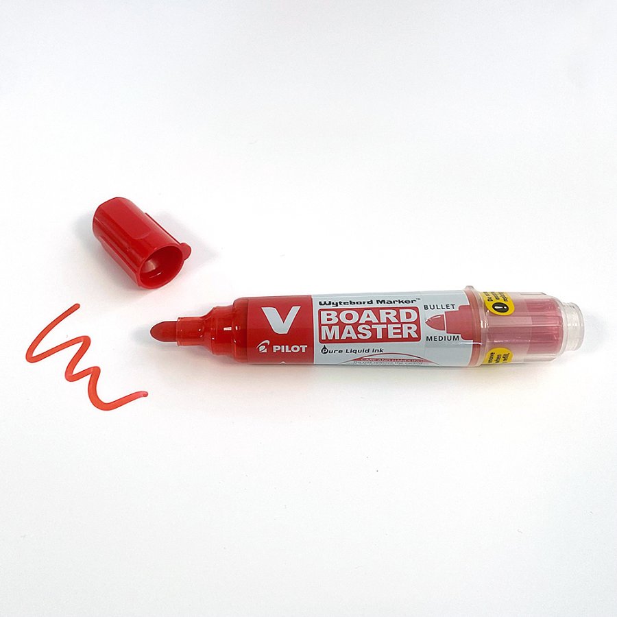 Marker-Nachf&uuml;llpackung, f&uuml;r Whiteboard-Marker mit runder Spitze von Pilot, Rot