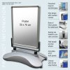 Kundenstopper, Wind-Sign Waterbase Basic, 32 mm, Silber, B2 - 50 x 70 cm #9