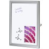 Infobox mit Schloss, 4 x A4, Alu/Silber #1