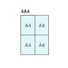 Infobox mit Schloss, 4 x A4, Alu/Silber #8